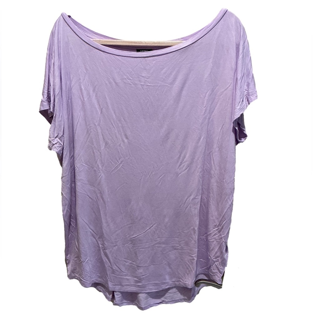 Express Lavender soft tee. Size L.